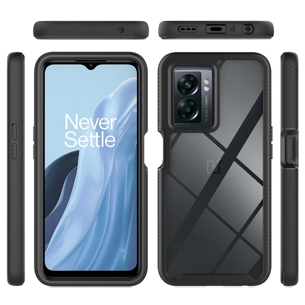 Für OnePlus Nord N300 5G/Oppo A57 4G/A57 (2022) 5G/A57s 4G Handyhülle PC+TPU Handyhülle mit PET Displayschutzfolie