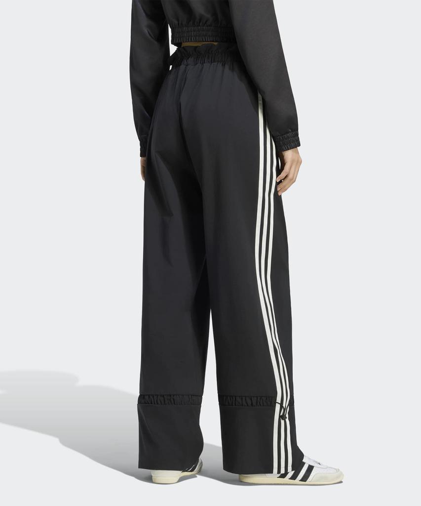 ADIDAS Nylon Paper Bag Fleece Track Pants - Black / Lg4283