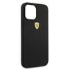 Ferrari Fessihcp12Lbk Iphone 12 Pro Max6,7 Czarny/Black Hardcase On Track Silicone