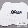 Thin & Durable Nail Stickers: Classic Silver Blush Gradient with Hearts & Stars Decals