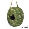 1Pc Outdoor Natural Grass Bird House Handmade Weaved Hummingbird Cage Nest Shelter for Garden Balcony Bedroom Decoration