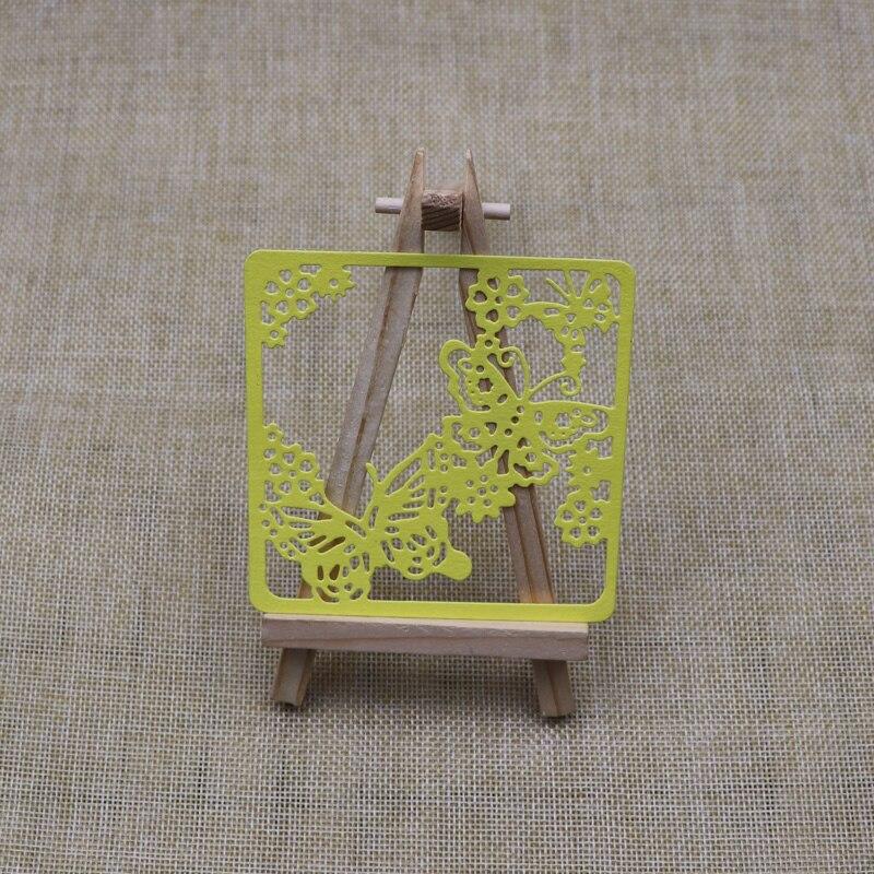 New Cutting Dies Butterfly Flower Square Frame Scrapbooking Metal Die Cuts For Paper Crafting