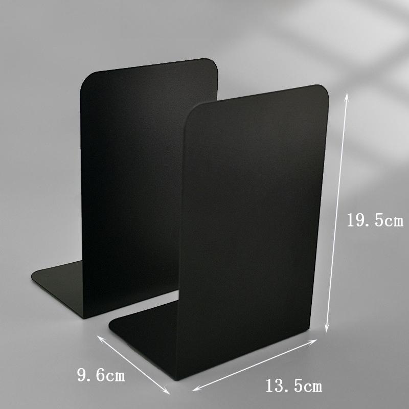 2 Pezzi Semplice Supporto per Libri in Metallo da Scrivania Fermalibri Antiscivolo Organizzatore di Libri per Studenti Fermalibri Grande Spesso Rastrelliera per Conservazione Libri