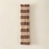 Contrast Color Striped Leg Warmers for Women Girls Ribbed Knitted Boot Covers Over Calf Socks for Dance Parties Hosiery