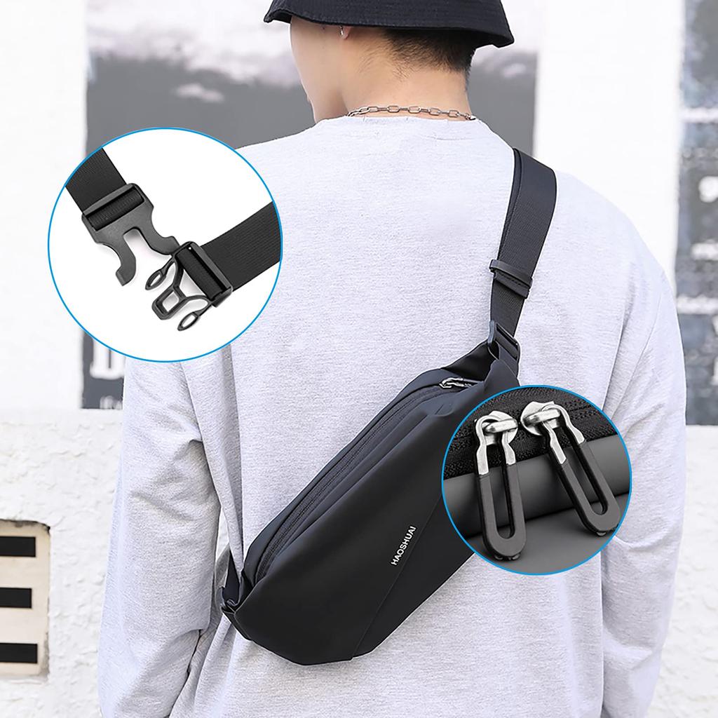 waist bag for men and perfect for and and Large-capacity, multi-functional bag/body women, cycling, hiking, commuting, more. Minimalist, lightweight,