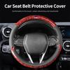 Breathable Leather Steering Wheel Cover For Lada Priora Sedan Sport Kalina Granta Vesta Niva Largus Vaz Samara 2110