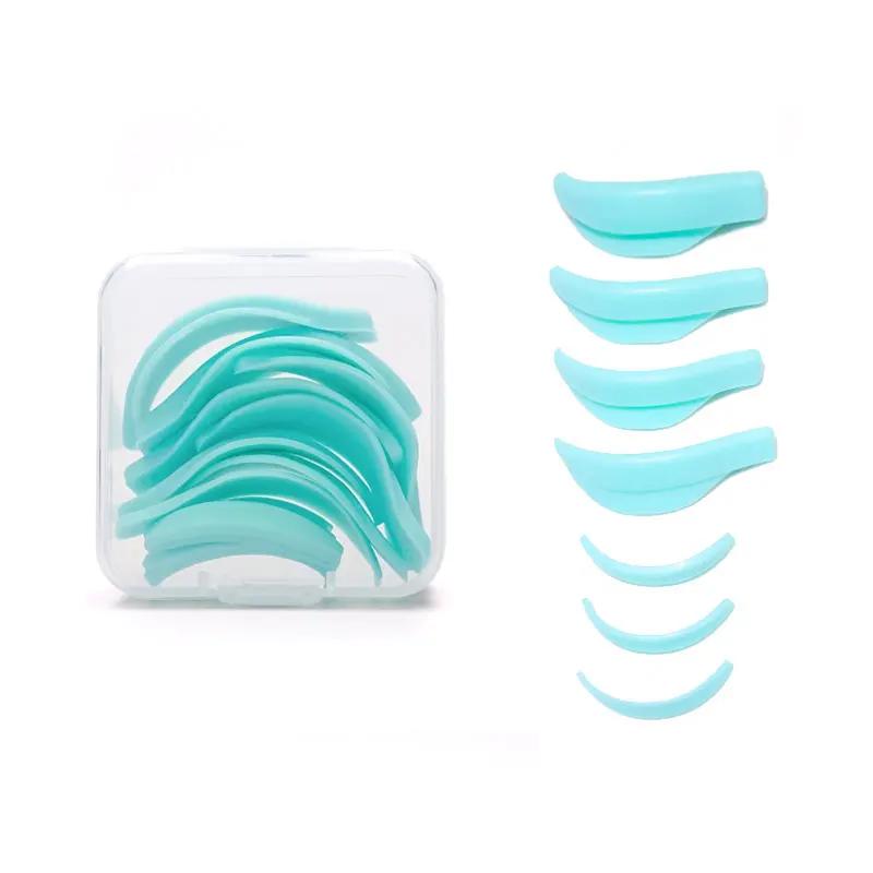 7 pairs per box silicone Eyelash Perming Pad lash liting kit Recycing 3D Eyelashes Curler Rods shield Lashes Extension supplies