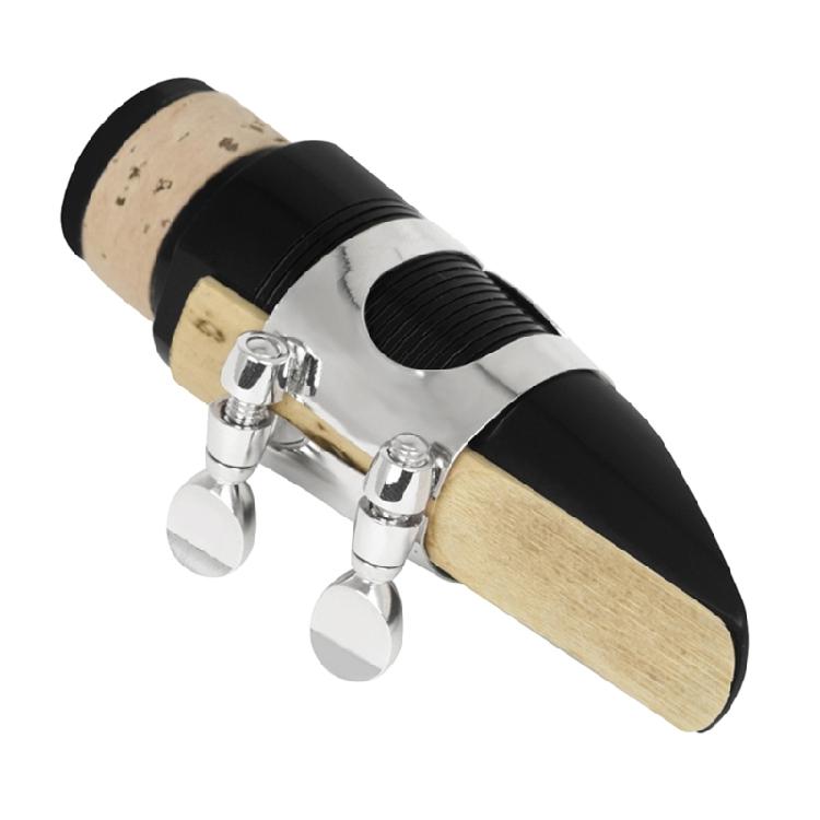 Adjustable Clarinet Mouthpiece Kits with Ligature,one Reed and Plastic Cap