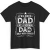 T-shirt Vintage Biker Papa Cadeau Père T-shirt Graphique Comme un Papa Normal Seulement Plus Cool