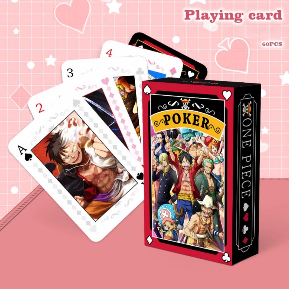 Anime Poker Toy Jujutsu Kaisen Board Game Cards NARUTO HUNTER×HUNTER Cosplay Hardcover Table Game Fans Birthday Gift