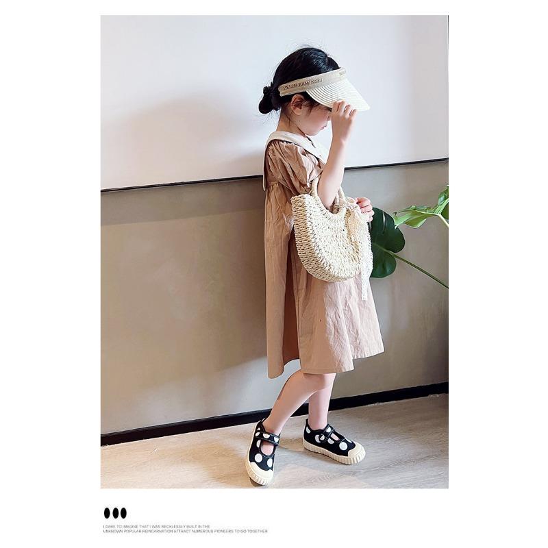 Spring New Children's Shoes Children's Cookie Shoes Girls Casual Small White Shoes Mary Sue Canvas Shoes