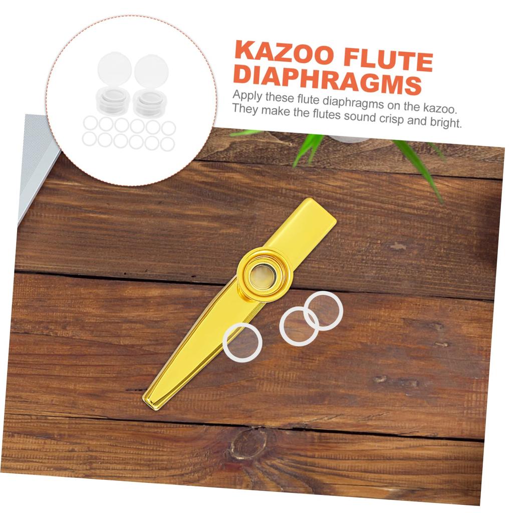 VORCOOL 60pcs Musical Instrument Kazoo Membrane Flute Film Children Flute Children Musical Instrument Kazoo Flute Membrane Kazoo Film Kazoo Flute Film