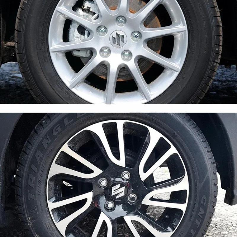 54mm 58mm Car Wheel Center Covers Hub Badge Caps for Suzuki Logo Ignis Jimny Alto Baleno Swift SX4 Ertiga S-Cross Samurai VITARA