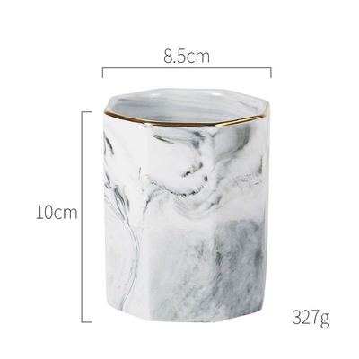 Cosmetic Brush Storage Box Noble Relief Portrait Tube Makeup Beauty Storage Bucket Makeup Tube Desktop Storage Box Pen Holder