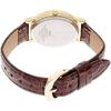 Citizen QQ Wristwatch Analog Waterproof Leather Strap VZ89-104 Ladies Gold