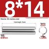 304 Stainless Steel Slotted Spring Pin, Cylindrical Shaft Pin, Locating and Hollow Pin (M5-M12)