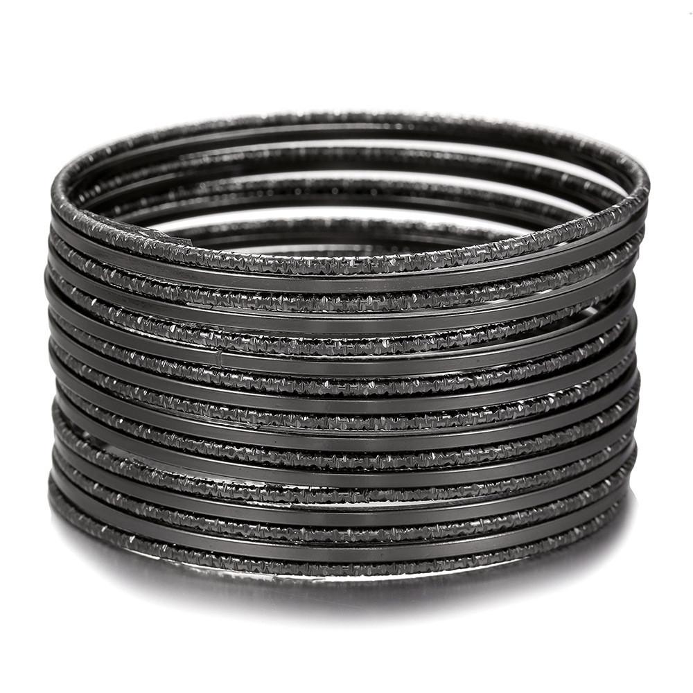 Punk Style Metal Cuff Bracelets For Women And Men With Geometric Design For Travel Gifts