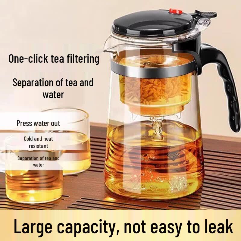 Qiwei Glass Tea Infuser Pot