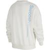 Nike Sweat-shirt Coupe Ample Col Ras du Cou Imprimé Logo Manches Longues Tops Enfant Blanc FD0150-133