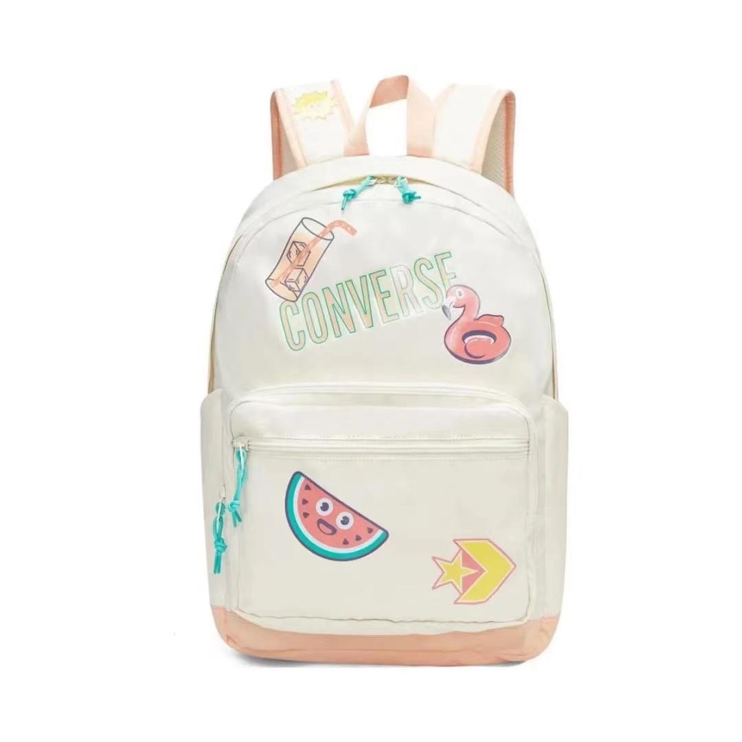 New Converse Polyester Backpack Regular Unisex White 10025844-A01 305140460CM 3779₽