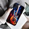 Music Instrument Guitar Piano Phone Case For IPhone 16 15 8 7 6 6S Plus X SE XR XS 14 11 12 13 Mini Pro Max Mobile Case