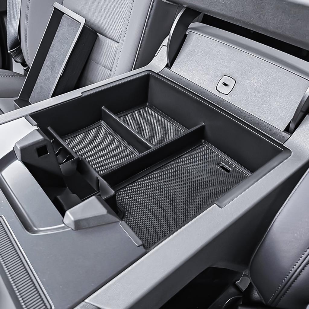 Sixthsmoy For GMC Hummer EV 2025-2025 Center Console Organizer Behind Screen Dashboard Tray Storage Armrest Box Car Accessories