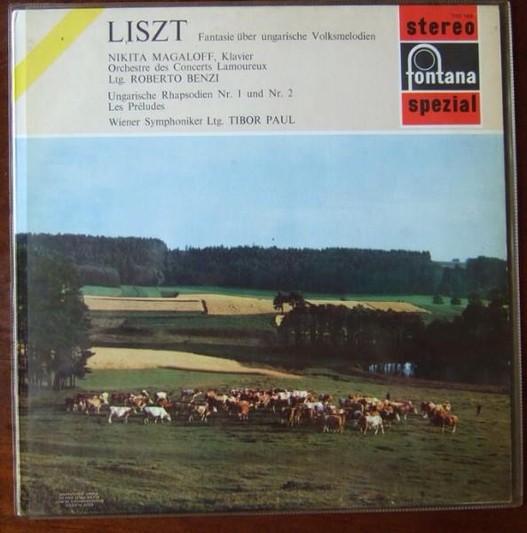 LP Record FRANZ LISZT NIKITA MAGALOFF PIA Fantasia On Hungarian Folk Tunes 700169WGY Fontana Netherland Classical Used