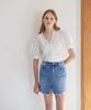 DIEPHOD #3335 Light Blue Denim Skirt