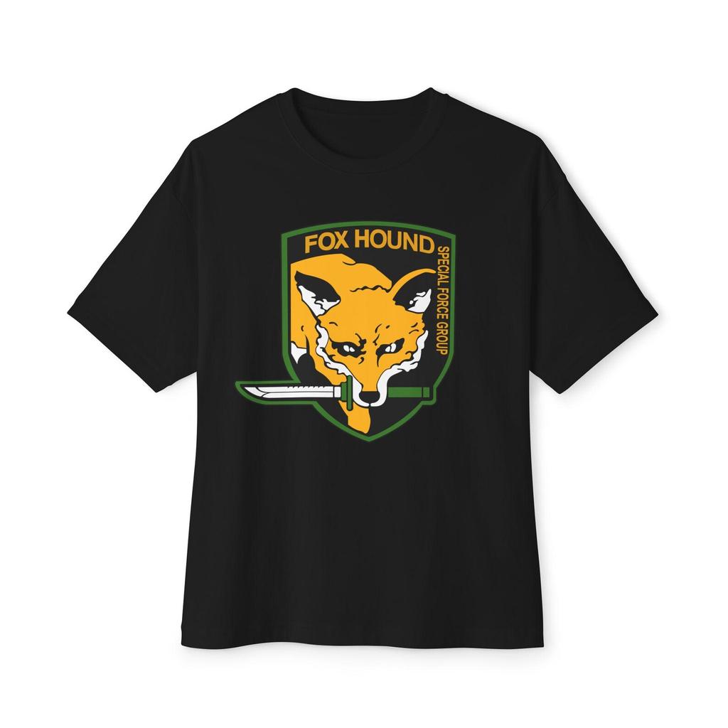 Fox Hound Special Force Group Logo Unisex Oversized Tees T-Shirt Size S-3XL