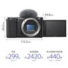 SONY VLOGCAM Mirrorless Camera Body not Windscreen Black B APS-C ZV-E10 (Lens included), Included, ZV-E10