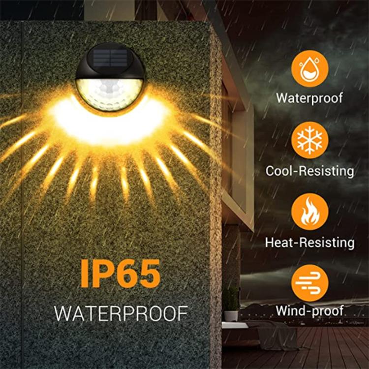 LED Solarleuchte Außenwandleuchten Energie Gartenleuchten Wasserdicht Solar Zaunleuchte Weihnachtsdekoration Lichterkette