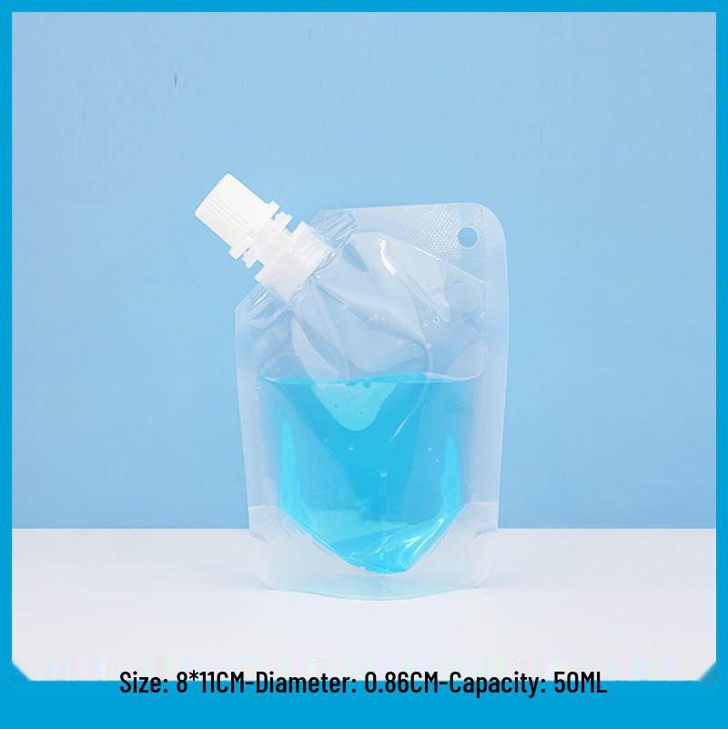 

Прозрачный дой-пак с носиком для сока, соевого молока и жидкой упаковки - Портативный пакет для воды на вынос