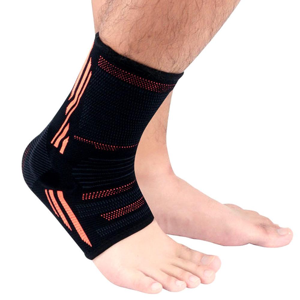 1Pcs Compression Ankle Brace, Silicone Ankle Sleeve Support, Pain Relief from Plantar Fasciitis, Achilles Tendonitis, Joint Pain