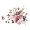 Trois Ratels Qcf4 aquarelle Bouquet fleur voiture autocollant vinyle Pvc décalcomanie pour maison chambre mur fenêtre porte réfrigérateur cuisine