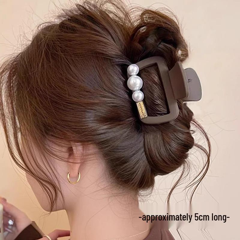 Elegant French Retro Small Shark Hair Clip for Thin Hair