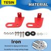 TESIN Car Towing Bars Kit For Suzuki Jimny 2019 2020 2021 2022 2023 2024 Front Rear Bumper Bar Towing Trailer Hook Accessories