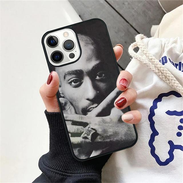 2Pac Tupac Shakur Hip Hop Rapper Handyhülle Abdeckung Für iPhone 17 Air 15 16 14 13 12 Pro Max 11 Pro Max Plus Hülle