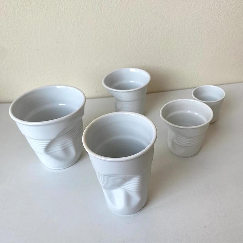 Keramický hrnek Hrnek na kávu Hrnek na mléko Skládací hrnek Hrnek na kávu Hrnek na mléko Kuchyňský bar Nádobí na pití Roztomilý termo hrnek Hrnek Hrnek na kávu