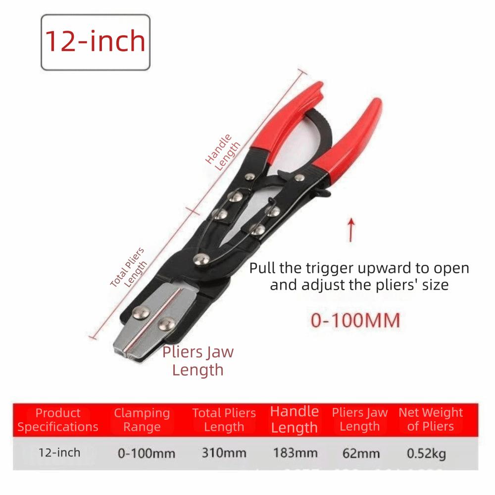 Various Sizes Hose Pinch Off Pliers Adjustable Anti Slip Ratcheting Hose Pinch Off Tool Universal Electrophoresis Chrome Plating