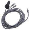 3 in 1 Satellite DC Power Cable Cigar Lighter 18AWG Satellite Dish DC Car Charger Power Adapter for