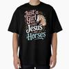 Just A Girl Who Loves Jesus And Horses Designed Sold By Joannminndy Vintage Designer Clothes Slightly Casual Fashion