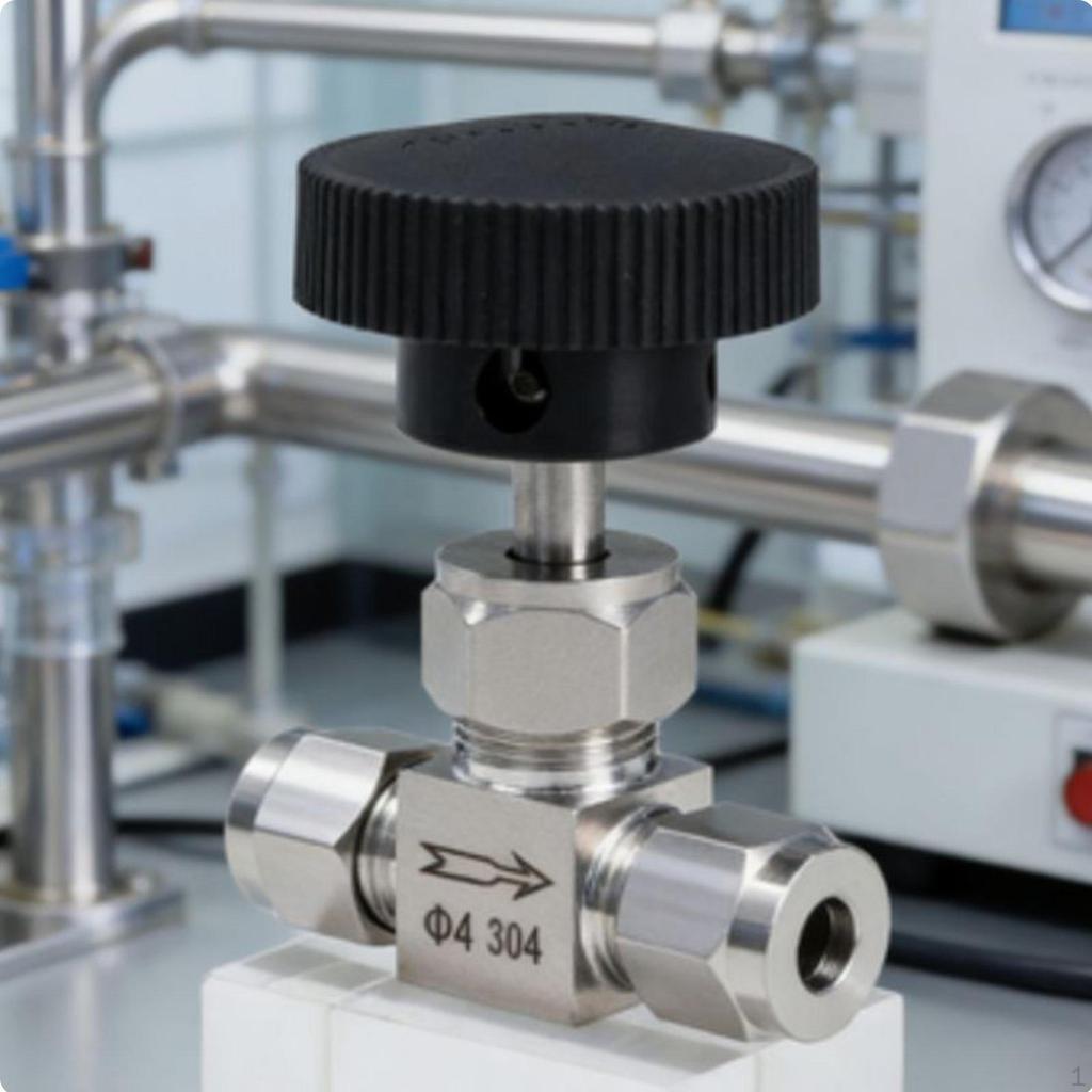 Stainless Steel Pin Valve Ferrule Fitting Leakproof Seal Industrial Hardware for Flow Controls