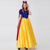 Erwachsenen Kostüm Schneewittchen Cosplay Kleid Mit Umhang Kopfschmuck Fantasy Prinzessinnen Outfit Halloween Party Auftritt