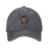 Slayers Logo Denim Fabric Baseball Caps Snapback Baseball Hats Breathable Casquette Outdoor for Men's And Women's