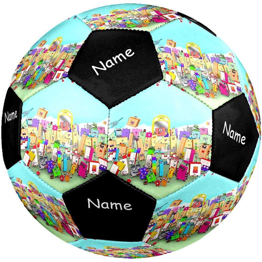 Custom Name Numberblocks Theme Size 5 Soccer Ball, Suitable for Both Indoor and Outdoor Matches, a Gift Suitable for Everyone.
