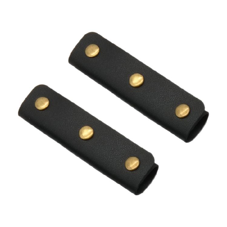 2 Pieces Soft PU Leather Grip Covers for Luggage Handle Fashionable Bag Handle Wrap for Professionals Women
