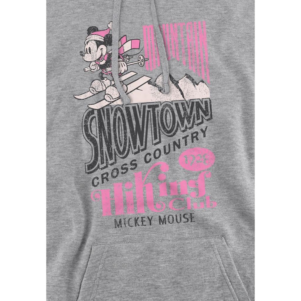 Disney Mens Snowtown Ski Mickey Mouse Hoodie
