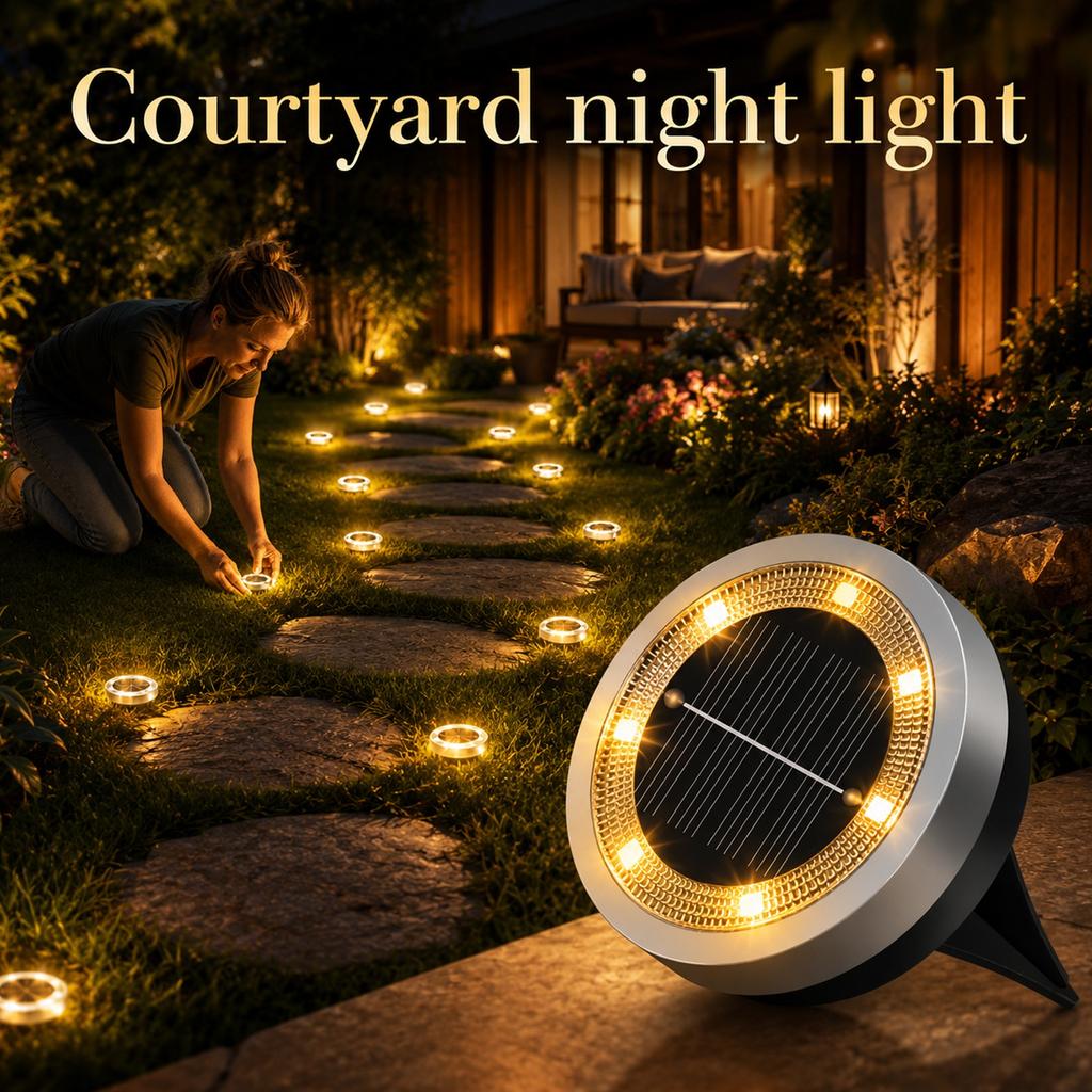 Powered Outdoor In-Ground Lights, Stainless Stake Lights for Garden, , Decoration