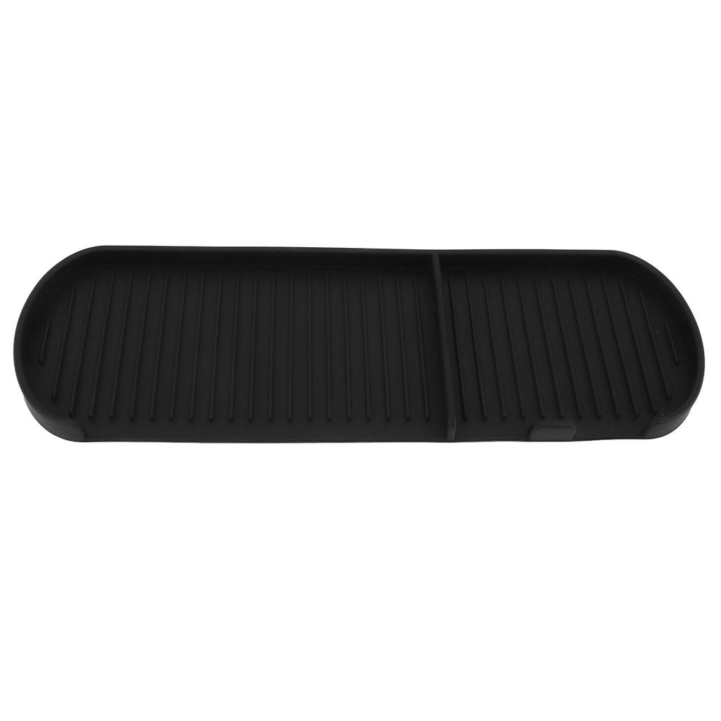 Counter Silicone Drainage Tray Food Grade Skid Resistance Frosted Bottom Silicone Dish Drying Mat for Bathroom
