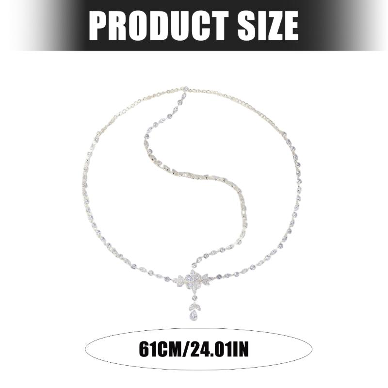 Bohemian Styles Rhinestones Forehead Chain Featuring Grids Designs For Music Festivals And Travel